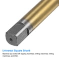 thumbnail image 4 of Unique Bargains M18 x 1.5 Titanium Coated M35 High Speed Steel Straight Flute Metric Thread Screw Tap, 4 of 6