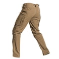 thumbnail image 3 of SAWOBUUN Men's Cargo Pants Waterproof Ripstop Pants with Multi Pockets Durable Military Trousers for Hiking Camping Work, 3 of 6