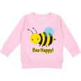 thumbnail image 2 of Inktastic Bee Happy Toddler Sweatshirt, 2 of 4