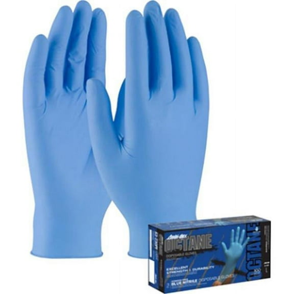 Pip Disposable Gloves,S,Nitrile,PR,PK100 63-230PF/S