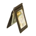 thumbnail image 2 of Piel Leather Bi-Fold Money Clip With Id Window, Chocolate, One Size, 2 of 4