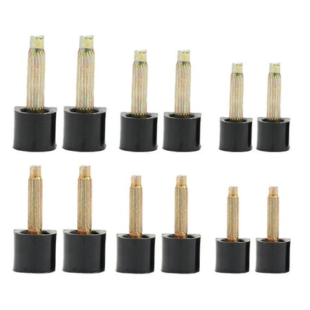 

6 Pairs of High Heels Replacement Tips Anti-skid Shoes Protection Spikes (Black)