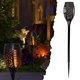 thumbnail image 2 of Exhart 2 Antorcha De Plástico Negro Con Llama Danzante, Luces Decorativas Y Para Pasillos (Luces Nocturnas Para Exteriores, Para Jardín, Patio, Jardín, Decoración Del Hogar), 2 of 6