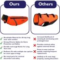 thumbnail image 5 of CoyoteVest (Large, Fluorescent Orange) Dog Harness Protection Vest, Reflective Dog Accessories with Spikes to Shield Your Pet from Raptor and Animal Attacks, Proudly Made in America, 5 of 7