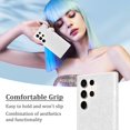 thumbnail image 6 of Samsung Galaxy S24 Ultra Case Glitter [Support Wireless Charging] Soft TPU Slim Shockproof Protective Cover Samsung Galaxy S24 Ultra Glitter Phone Case for Women Girl Silver, 6 of 7