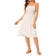 thumbnail image 1 of Vestido Floral de Tirantes Finos con Bolsillos para Mujeres Chic de Verano XL Beige, 1 of 6