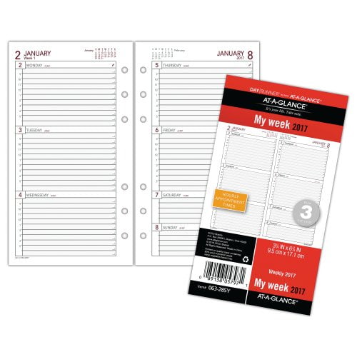 At A Glance Day Runner Weekly Refill 3 3 4 X 6 3 4 Walmart at-a-glance-day-runner-weekly-refill-3-3-4-x-6-3-4-walmart