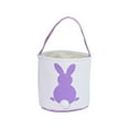 thumbnail image 1 of Ounissouiy Bolsa de conejito, gran capacidad, resistente al desgaste, conveniencia, regalo, cubos de vacaciones, suministros para niños, bolsas Almacenamiento y organización del hogar cola morada, 1 of 6