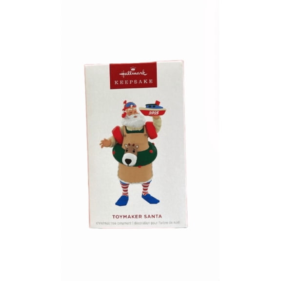 Hallmark 2025 Keepsake Toymaker Santa Christmas Ornament New with Box