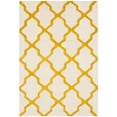 thumbnail image 2 of SAFAVIEH Cambridge Liam Geometric Wool Area Rug, Ivory/Gold, 4' x 6', 2 of 6
