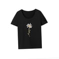 thumbnail image 4 of Camiseta para mujer con cuello redondo, camiseta básica para mujer para uso diario, regalo de viaje para mujer M, 4 of 7