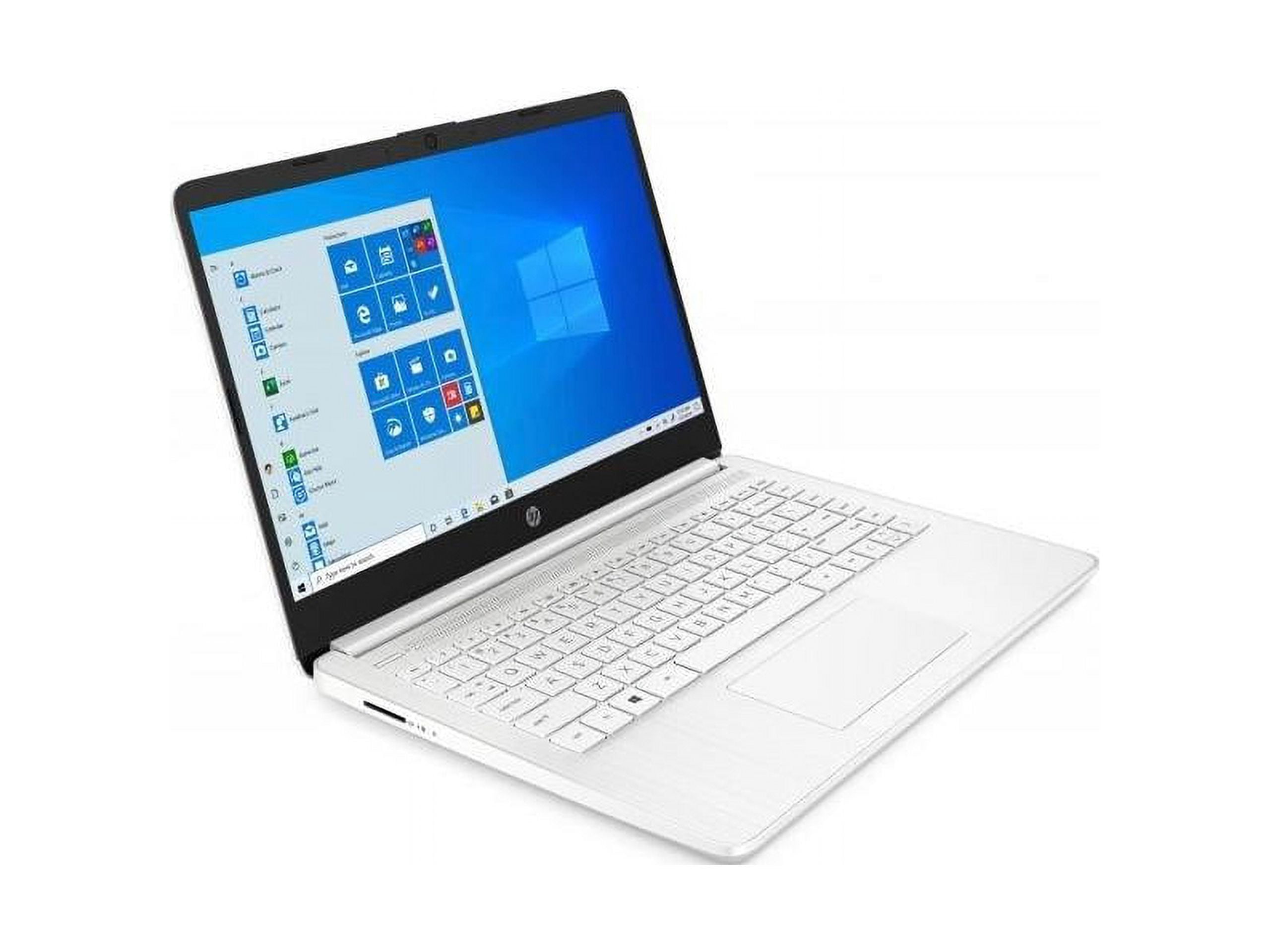 HP 14 Series 14" Laptop - Intel Celeron N4020 - 4GB RAM - 64GB eMMC - Windows 10 Home in S mode - Snow White  14-dq0040nr (47X78UA#ABA)