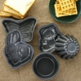 thumbnail image 2 of Milue 6 Pcs Reusable Cartoon Cake Mold Home Baking Pan for Baking Cupcake Brownies, 2 of 21