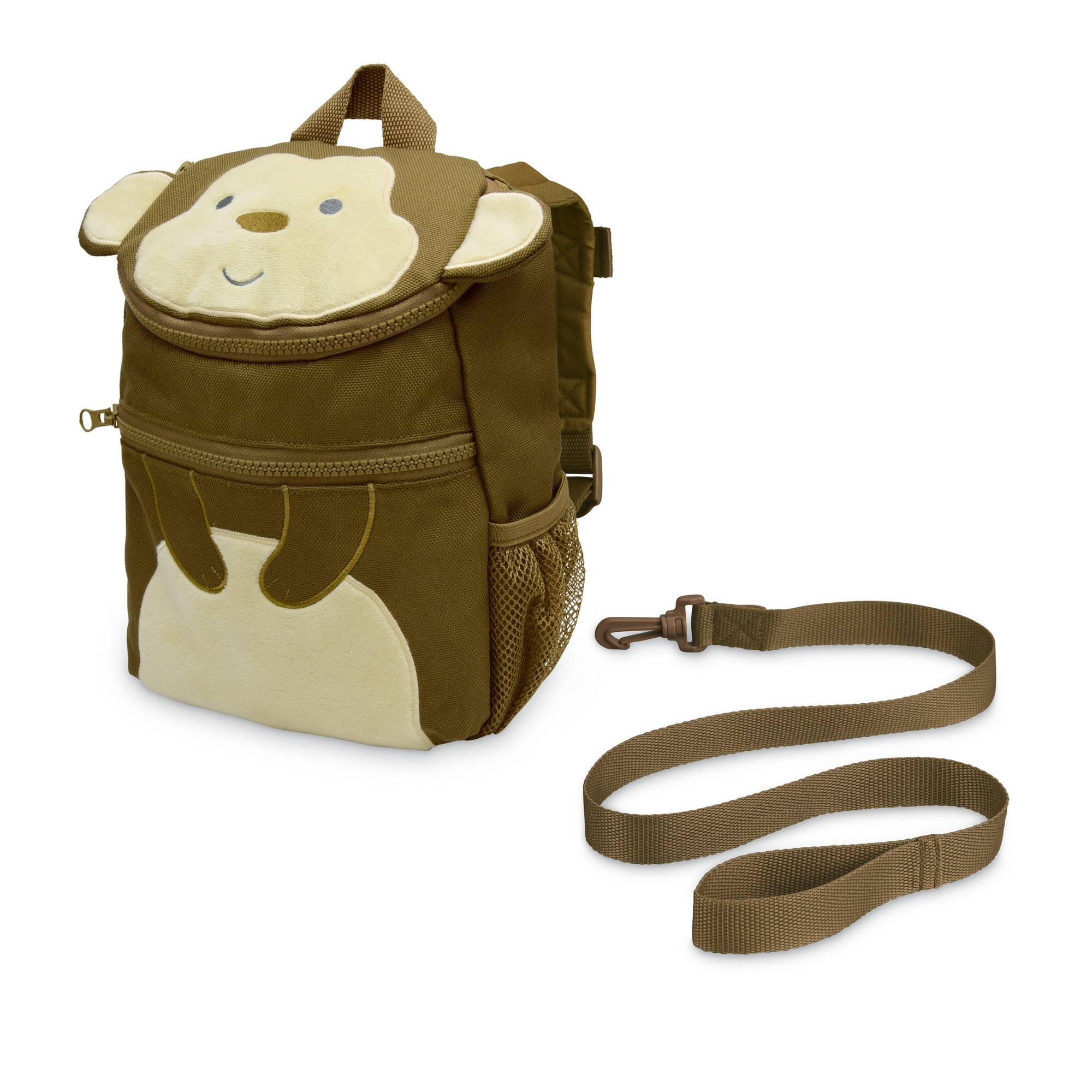 Goldbug Safety Harness Backpack with Removable Tether, Walking Harness for Toddlers, Monkey