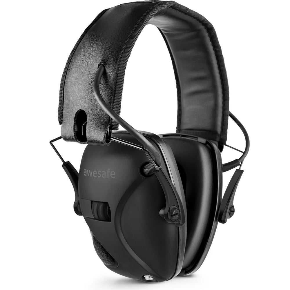 awesafe Electronic Shooting Earmuffs, Shooting Hearing Protection with Noise Reduction Sound