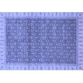 thumbnail image 1 of Ahgly Company Indoor Rectangle Abstract Blue Modern Area Rugs, 8' x 12', 1 of 4