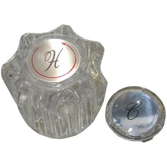 Lavatory & Kitchen Handle, Clear