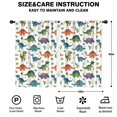 thumbnail image 2 of Blackout Kids Curtains,Dinosaur and Cactus Pattern Childrens Insulated Curtains Set Of 2,Bedroom Essentials,Toddler Room Decor 42"x63", 2 of 5