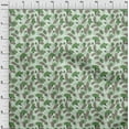 thumbnail image 4 of oneOone Silk Tabby Green Fabric Floral Retro Sewing Material Print Fabric By The Yard 42 Inch Wide, 4 of 5