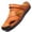 Light Brown, variant on Willtoo Orthopedic Shoes for Men Slip on Non Slip Leather Hollow Athletic Sandals Orthopedic Slipper Breathable Mesh Stretch Work Shoes Comfort 2026 New Orthopedic Shoes