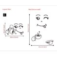 thumbnail image 5 of Linda pegatina para nevera, cara feliz y deliciosa, pegatinas de pared para nevera, arte (B) Sailing Electrónica, 5 of 5