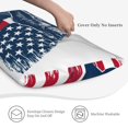 thumbnail image 4 of Yiaed fisherman fishing with USA flag Microfiber Queen Pillow Cases,Pillowcases with Envelope Closure, Wrinkle, Fade and Stain Resistant Pillow Covers, 20x36in（No pillow core）, 4 of 7