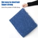 thumbnail image 4 of Bearachild Alfombrilla de baño Absorción de agua Almohadilla de secado rápido Ducha cómoda Alfombra antideslizante Hotel Baño Alfombra de piso Gris Juegos de accesorios de baño Azul Bearachild HA004438-03, 4 of 6