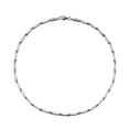 thumbnail image 2 of Collar de cadena fina para clavícula y cuello para mujeres y hombres, accesorios de joyería de moda, con cierre de langosta para Navidad y bodas 50 centímetros, 2 of 8