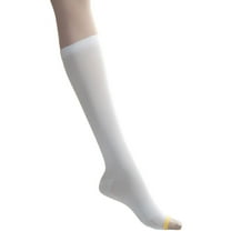 Medline EMS 15mmHg Knee High Anti-Embolism Stockings White Xl Regular Length 12 Pair/Box MDS160684