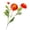 A001- Red, variant on Ranunculus Artificial Flowers 20 Inch Orange Peach Silk Ranunculus Hobby Artificial Flowers for Decorations Home and Wedding Floral Arrangements Single Piece