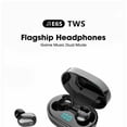 thumbnail image 2 of Inteprter Auriculares con control táctil compatibles con Bluetooth Auriculares recargables Reproductor de música Pantalla de alimentación Electrónica Blanco, 2 of 6