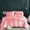 Pink, variant on DBOZE 3 Pieces Satin Duvet Cover With Zipper Closure Bedding Sets 1800 Series Luxury Rich Silk Silky Super Soft Solid Color Reversible Honeymoon Wrinkle Free (King, White)
