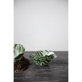 thumbnail image 4 of Creative Co-Op Hand-painted Cabbage Shaped Stoneware Bowls, Set of 4, 4 of 11