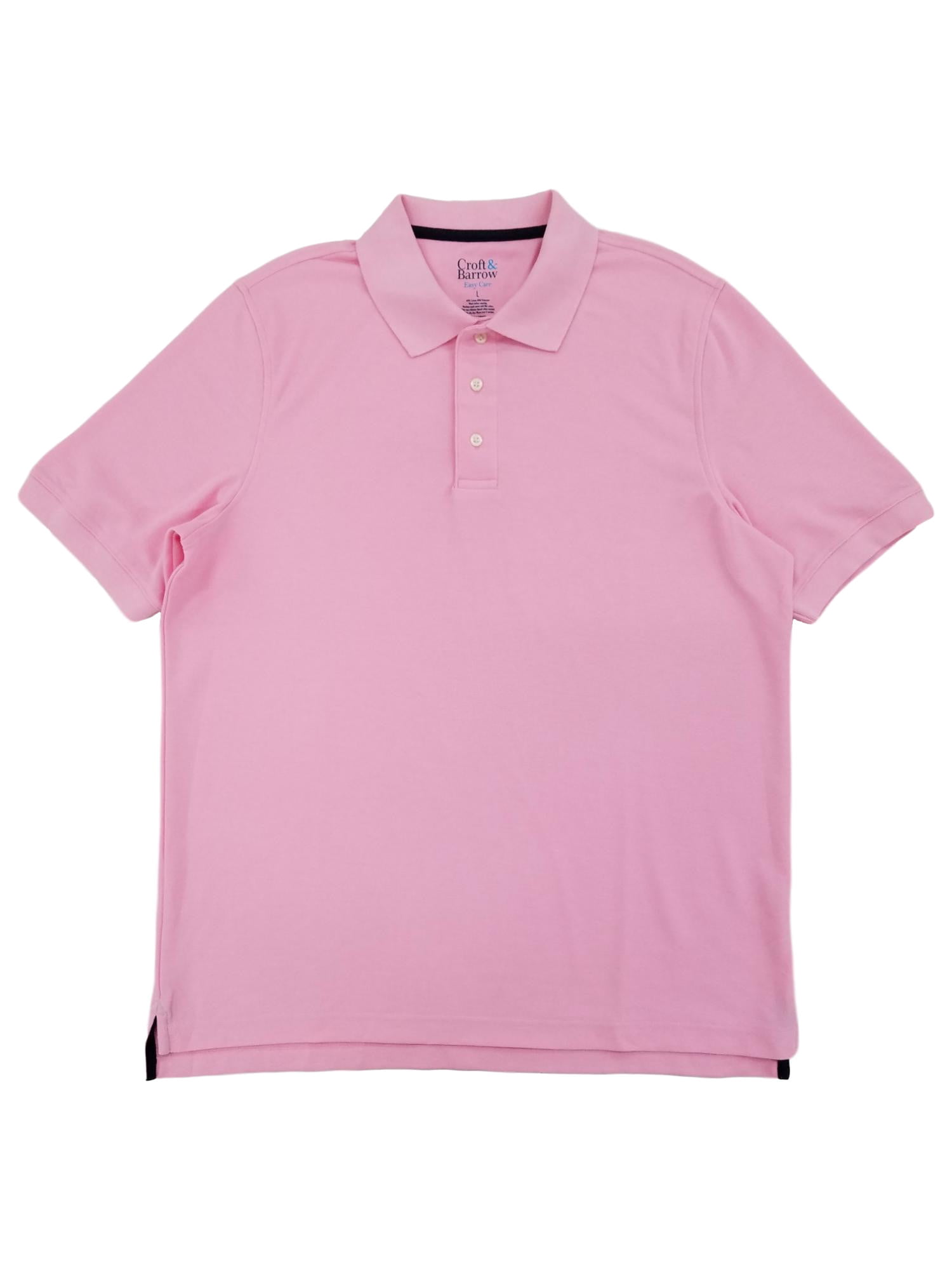 pink polo t shirt mens