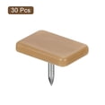 thumbnail image 3 of Uxcell Glides with Nails 30 Pack 0.67'' x 0.47'' Plastic Glides with Nails and Stoppers Rectangular Glides, 3 of 6