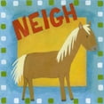 thumbnail image 2 of Meagher, Megan 20x20 Gold Ornate Wood Framed with Double Matting Museum Art Print Titled - Neigh, 2 of 4