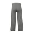 thumbnail image 7 of Outfmvch Wide Leg Pants Woman Palazzo Pants for Women Tall Pants for Women Long High Waisted Jeans for Women Cargo Pants for Men Hiking Pants Women Womens Work Pants Gray M, 7 of 7