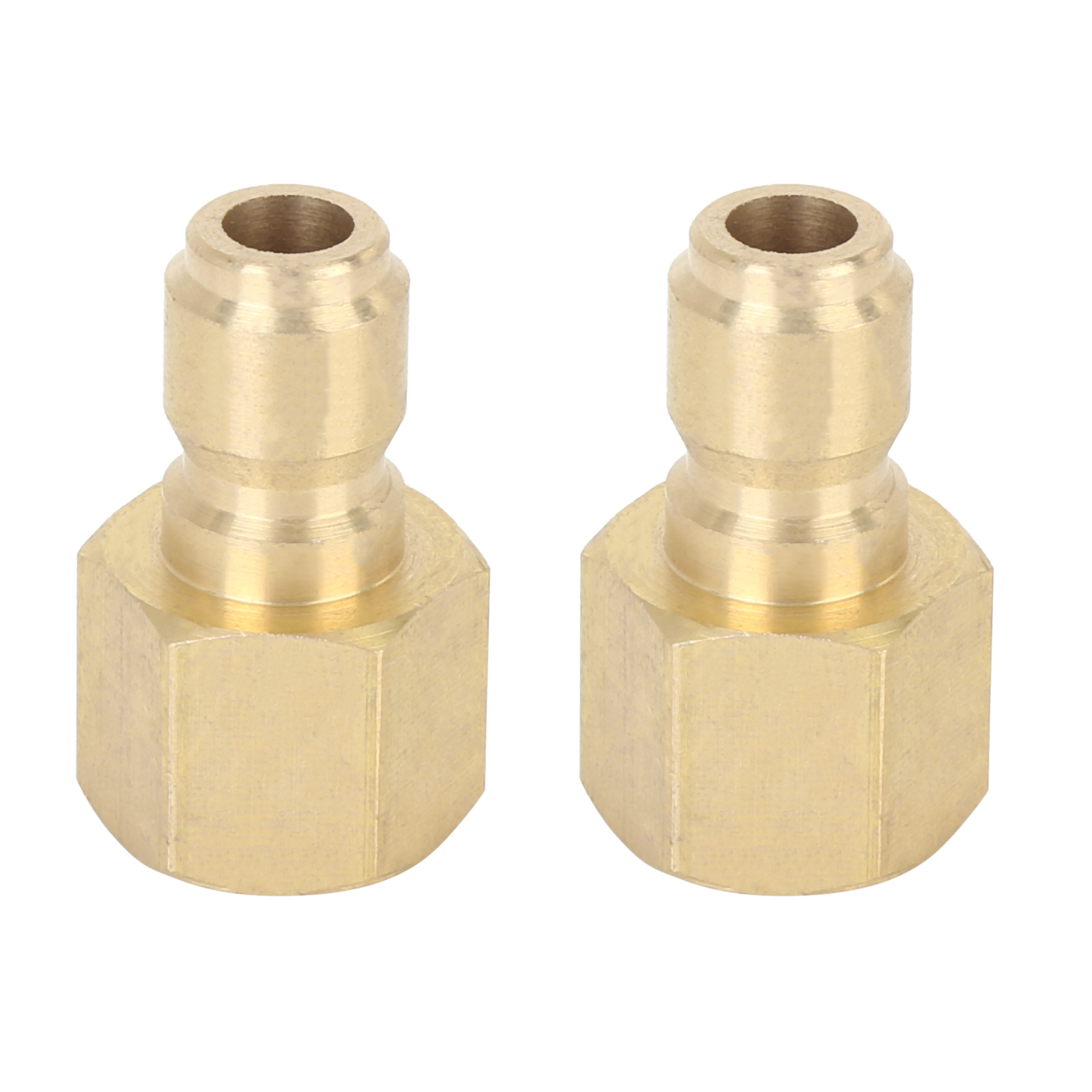 2 pcs M18 Internal Male Thread Car Pressure Washer Adapter 3/8" Quick