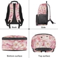 thumbnail image 6 of Pzuqiu Cherry Blossom Axolotl 17 Inch Personalized School Backpack for Boys Girls Large Capacity Custom Schoolbags with Name Customized School Backpack for Girls Ages 8-10, 6 of 7