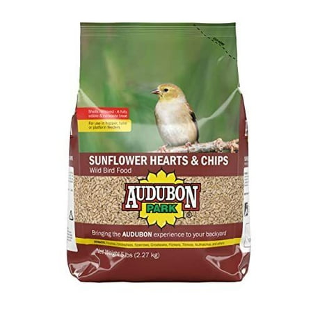 Audubon Park Sunflower Hearts & Chips Wild Bird Food, No Mess Sunflower Seeds fo