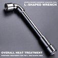 thumbnail image 3 of JilgTeok 1 Packs Metric L Shaped Angled Hex Socket Wrench Plated Double-Head Elbow Hex Wrench Set for Mechanic Repairing (6mm,7mm,8mm,9mm,10mm), 3 of 9