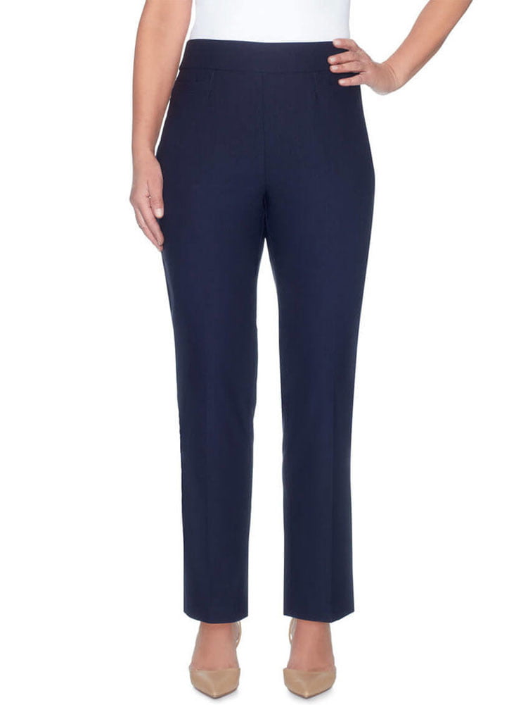 Alfred Dunner Women's Classic Allure Stretch Pants - Medium Length ...