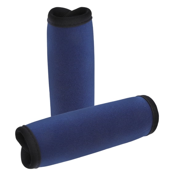 TABLZONE 2-Pack Dark Removable Dumbbell Handle Covers with Anti- Barbell Pads for Workout Grip Comfort