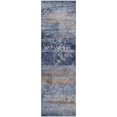 thumbnail image 2 of Addison Rugs Mayfield Premium Machine Washable Transitional Abstract Blue Runner Rug, 2'3" x 7'6", 2 of 6