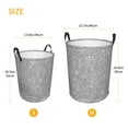 thumbnail image 5 of Daiia glittersilver Laundry Hamper With Handles Large Storage Basket/Toy Organizer/Dirty Clothes Collapsible Waterproof For College Dorms, Bedroom,Bathroom, 5 of 8