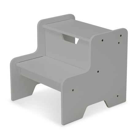 Child Wooden Step - Melissa & Doug Kids Furniture Wooden Step Stool - Gray