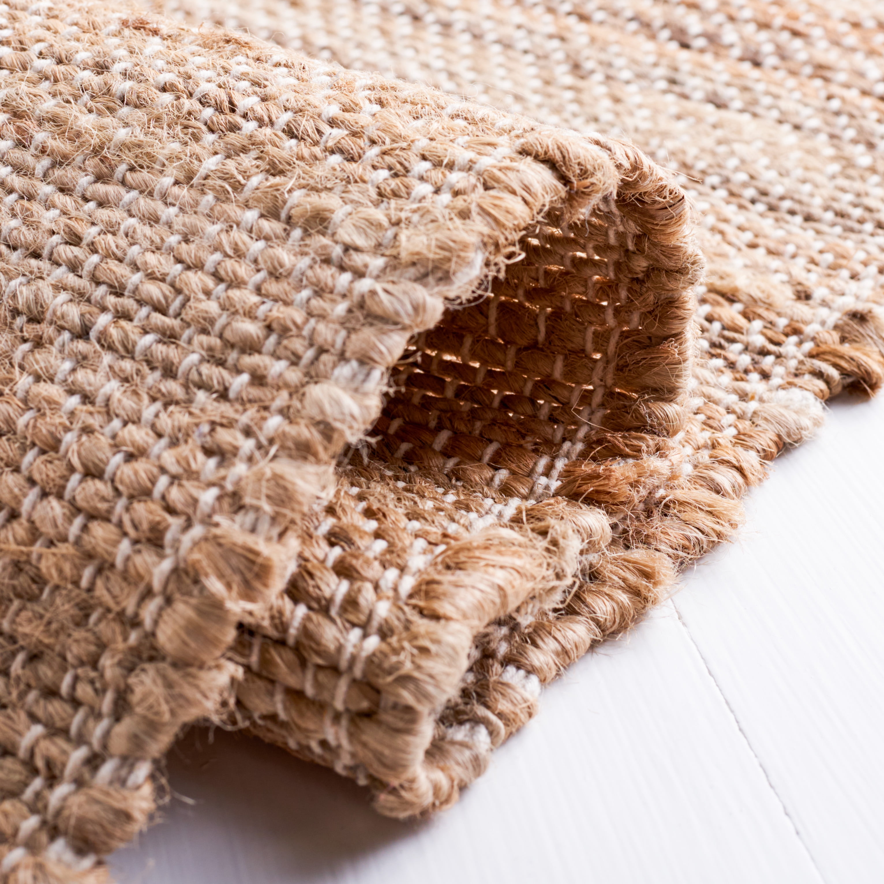 SAFAVIEH Natura Constantine Striped Area Rug, Natural/Ivory, 4' x 6'
