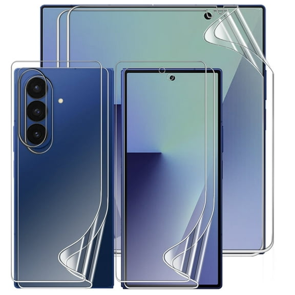 ZYQEEE 2 Sets Screen Protector for Samsung Galaxy Z Fold 7 - 8.0", Front Flim   Back Flim Full Coverage for Galaxy Z Fold7, HD Clear Scratch Resistant, Premium Folding