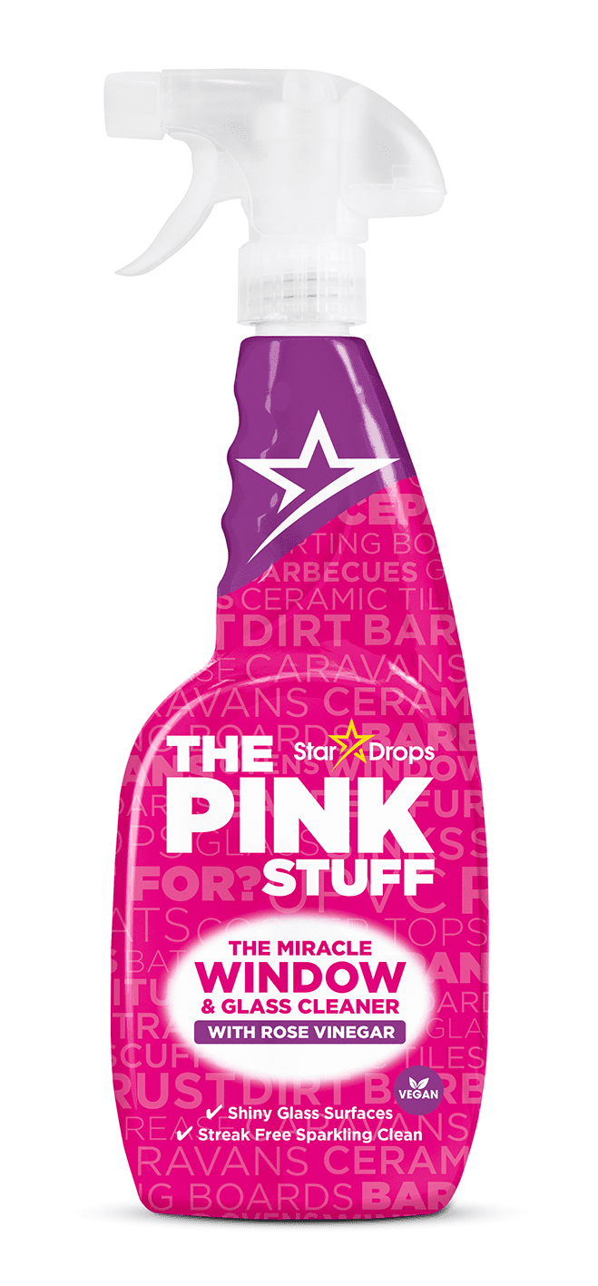 Star Drops The Pink Stuff Le Miracle Nettoyant pour vitres et verres au vinaigre de rose