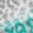 Teal Grey White, variant on Homewish Boys Girls Leopard Print Black Out Curtains,Bling Glitter Curtains Pack of 2 (42x63 Each),Gradient Pink Grey Bedroom Curtains,Microfiber Bedroom Decor